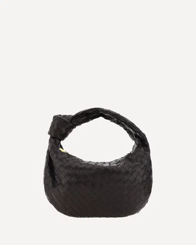 Bottega Veneta Jodie Teen Mini Knotted Intrecciato Leather Tote In Brown