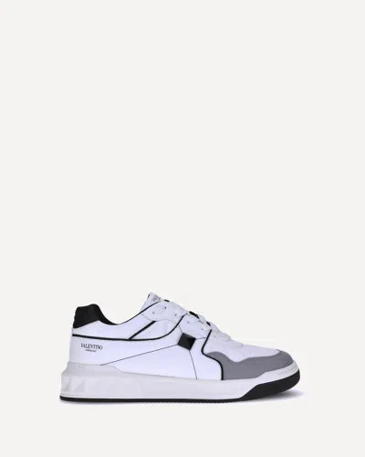 Valentino Low-top One Stud Sneakers In White