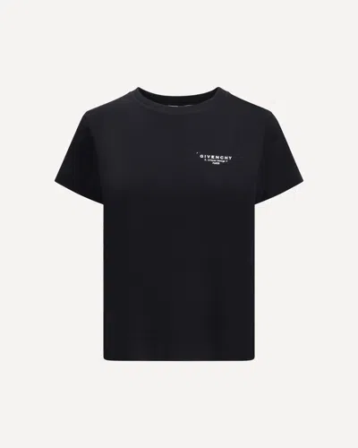 Givenchy Black Cotton Jersey Crewneck T-shirt