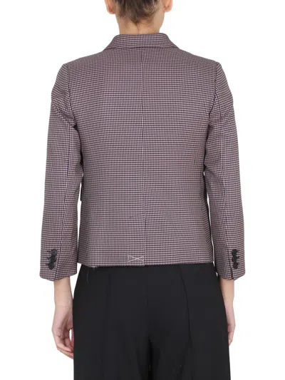 Aspesi Single-breasted Blazer In Brown