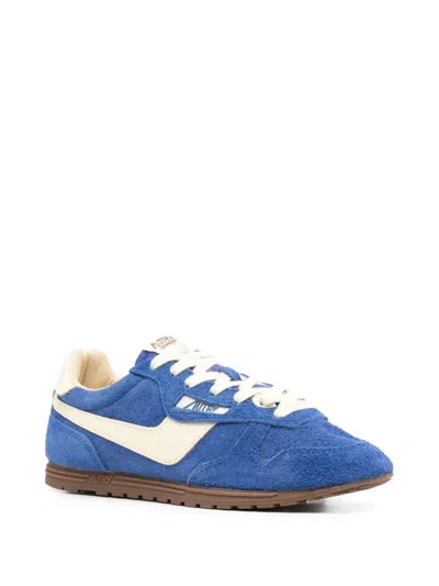 Autry "windspin Low" Woman Suede Leather Sneakers