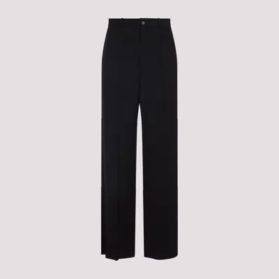 Balenciaga Tailored Wide-leg Pants In Black