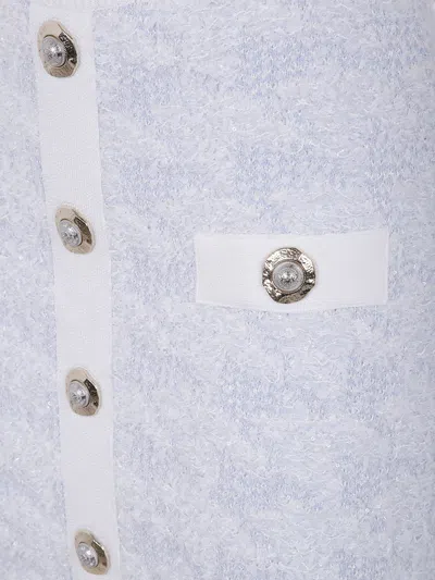 Balmain Buttoned Tweed Knee Lenght Skirt Clothing