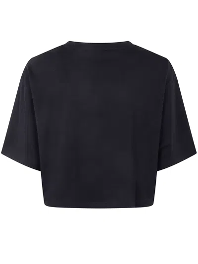 Balmain Printed Logo Cropped T-shirt
