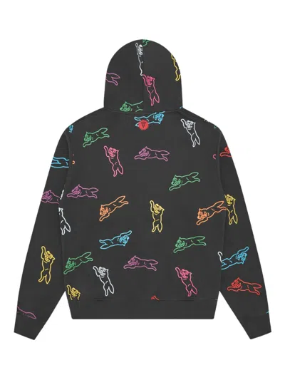 Billionaire Boys Club Running Dog Popover Hoodie In Black