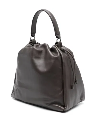 Brunello Cucinelli Bucket Mellow Leather Handbag