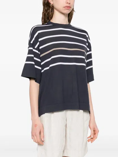 Brunello Cucinelli Maglia A Righe