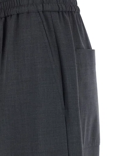 Brunello Cucinelli Wool Wide-leg Trousers