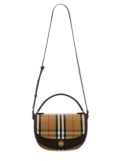 Burberry Women Embroidered Canvas Highlands Handbag