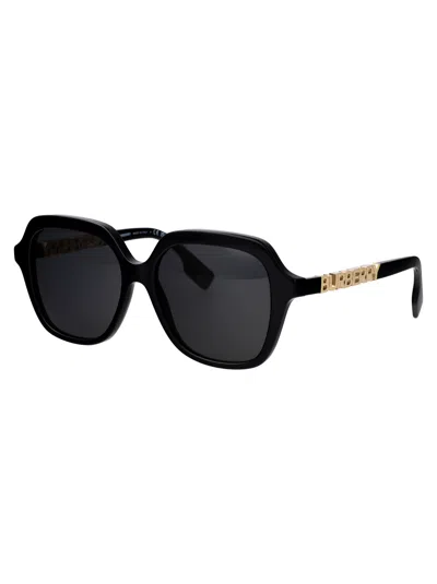 Burberry Womens Black Be4389 Joni Square-frame Acetate Sunglasses In Black