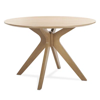 Safavieh Carolee 46 Round Dining Table, Natural In Neutral