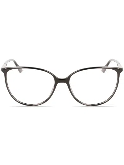 Calvin Klein Cat-eye Glasses In Neutral
