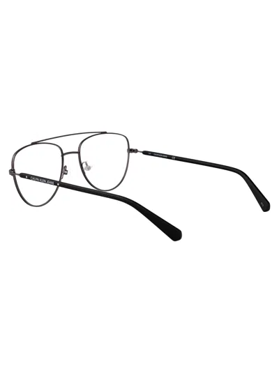 Calvin Klein Jeans Est.1978 Calvin Klein Jeans Matte Black Metal Glasses In Black