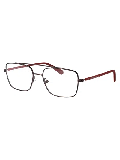 Calvin Klein Jeans Est.1978 Rectangle-frame Glasses In Black