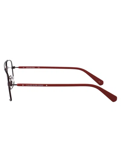 Calvin Klein Jeans Est.1978 Rectangle-frame Glasses In Black