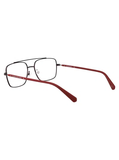 Calvin Klein Jeans Est.1978 Rectangle-frame Glasses In Black