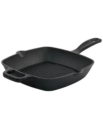 Oster Castaway 10in Square Cast Iron Grill Pan