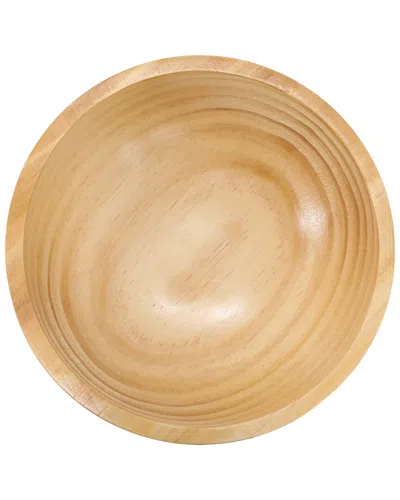 Megachef 7in Bamboo Wood Serving Bowl In Neutral
