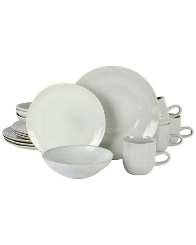 Laurie Gates Ravenna 16pc Round Stoneware Dinnerware Set