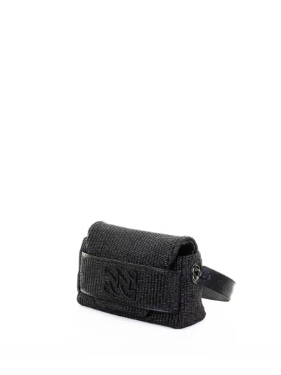 Casadei Riviera Woven Fabric Shoulder Bag