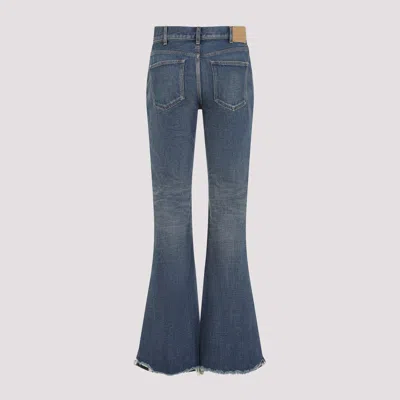 Celine Woman Jeans Blue Size 30 Cotton In Black