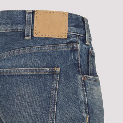 Celine Woman Jeans Blue Size 30 Cotton In Black