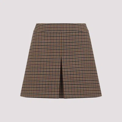 Celine Mini Wool Skirt A-line Silhouette