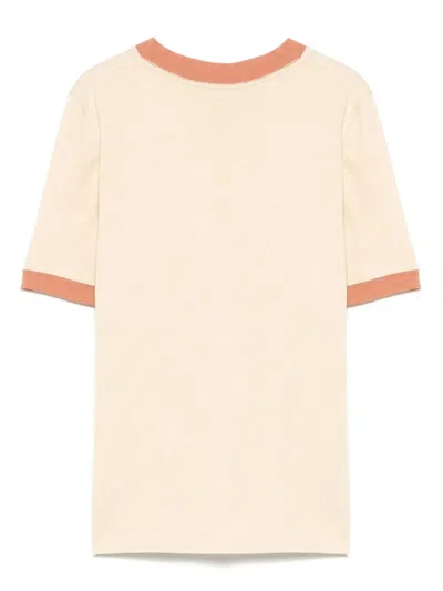 Chloé Crewneck Tshirt With Logo
