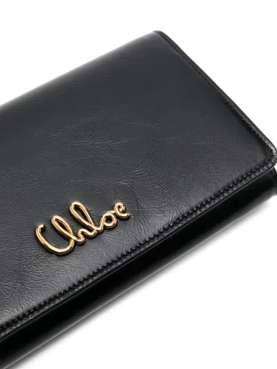 Chloé Wallet With Flap And Chain Iconic