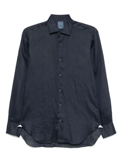 Barba Napoli Barba Barba Classic Button-down Shirt With Subtle Texture