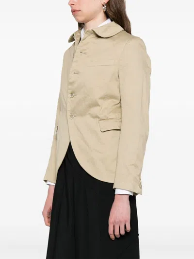 Comme Des Garçons Single-breasted Jacket In Neutral