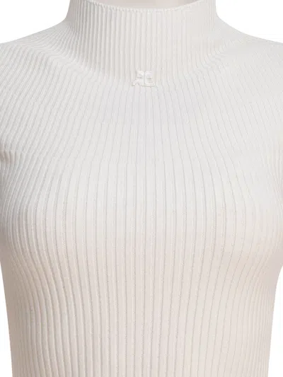 Courrèges Knitwear White In White