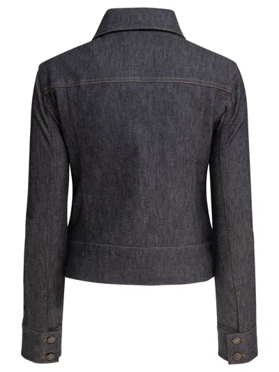 Courrèges Collared Neck Long Sleeves Chest Pockets Jacket