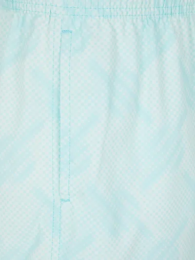 Daily Paper Dotted Monogram Swimshorts In Blue