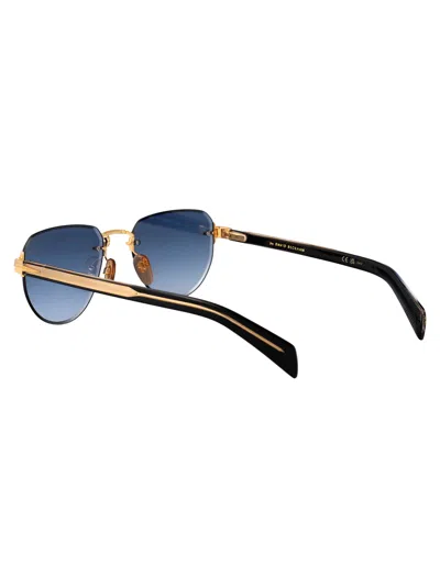 David Beckham Aviator Sunglasses Db 7144/s Rhl In Neutral