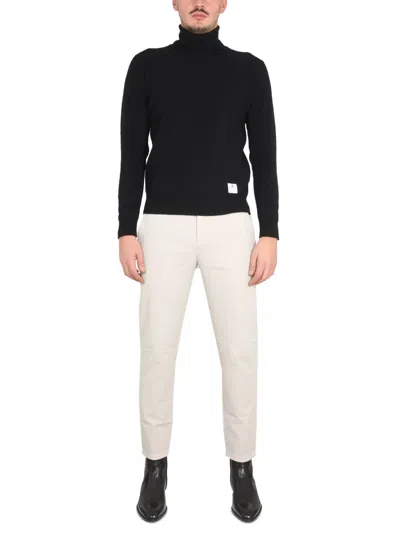 Department Five Department 5 Pants With Logo Patch In White