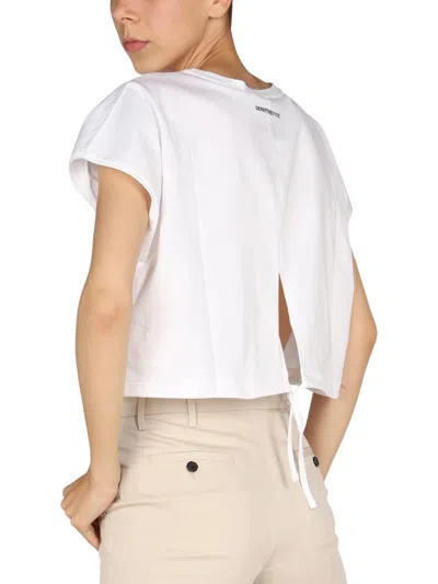 Department Five Yumana Open-back T-shirt In White