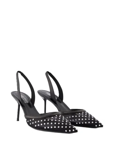 Paris Texas Crystal-embellished Slingback Pumps