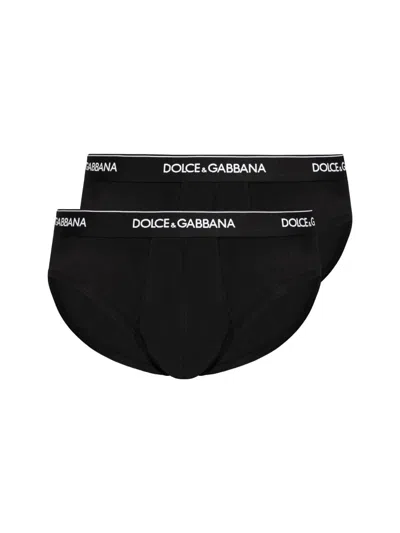 Dolce & Gabbana Bipack Briefs Brando In Black