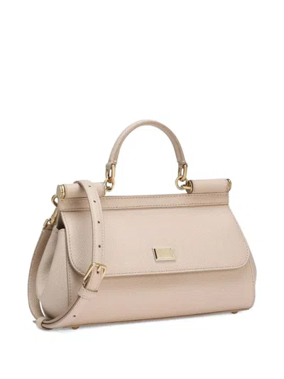 Dolce & Gabbana Medium Sicily Handbag In Orange