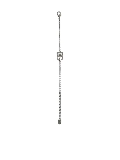 Dolce & Gabbana Dg Logo Bracelet In Gray