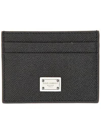 Dolce & Gabbana Card Holder With Logo Plaque