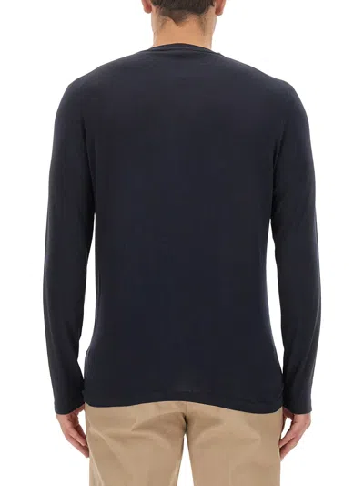 Drumohr Regular Fit T-shirt In Blue