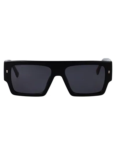 Dsquared2 Black Acetate Sunglasses In Black