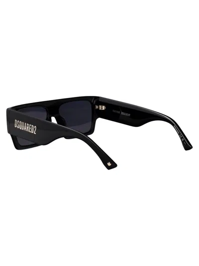 Dsquared2 Black Acetate Sunglasses In Black
