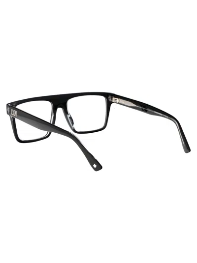Dsquared2 Icon Rectangle-frame Glasses In Black
