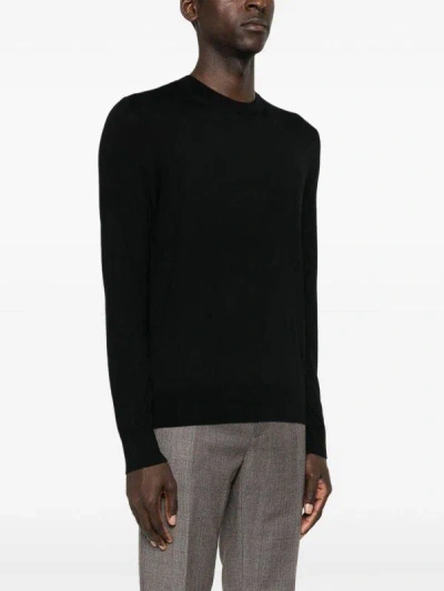 Dsquared2 Lightweight Blue Knit Sweatshirt With Crew Neckline And Logo Detail