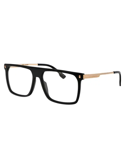 Dsquared2 Icon Rectangle-frame Glasses In Black