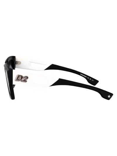 Dsquared2 Havana Acetate Sunglasses In Black
