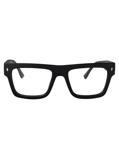 Dsquared2 Matte Black Injectate Glasses In Black